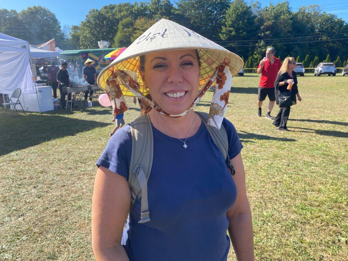 Bonnie Russell at the Moon Festival in Deerpark, N.Y., on Sept. 20, 2025. (OliverMantyk/The EpochTimes)