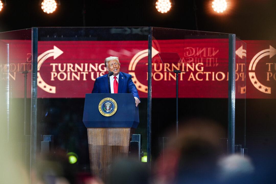 Trump Honors Charlie Kirk at Memorial, Says He Was Killed ‘For Speaking the Truth’