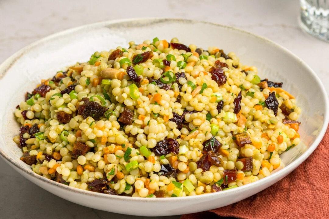 Israeli Couscous Salad With Dried Fruit