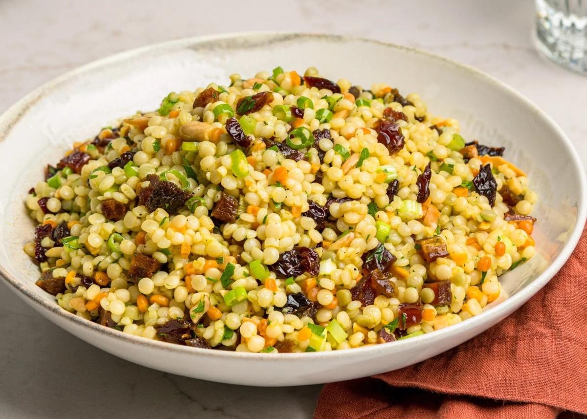 Israeli Couscous Salad With Dried Fruit