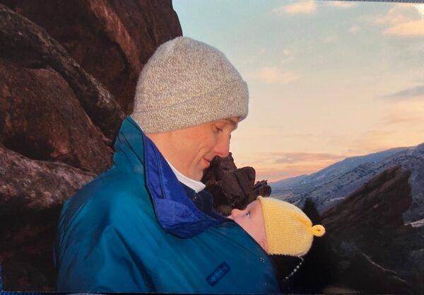 Father and son. (Photo by Karen Gough)