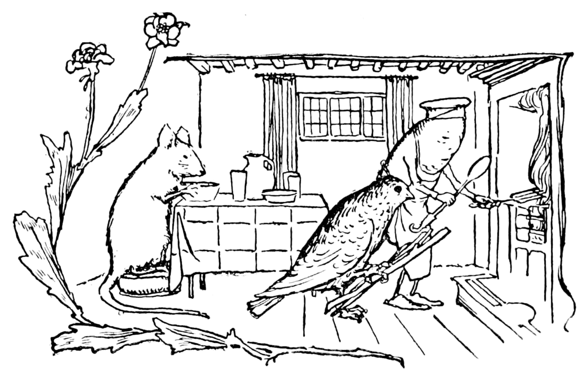 Illustration from “Grimm’s Household Tales,” 1912, by the Brothers Grimm. Illustrated by R. Anning Bell. New York Public Library. (Public Domain)