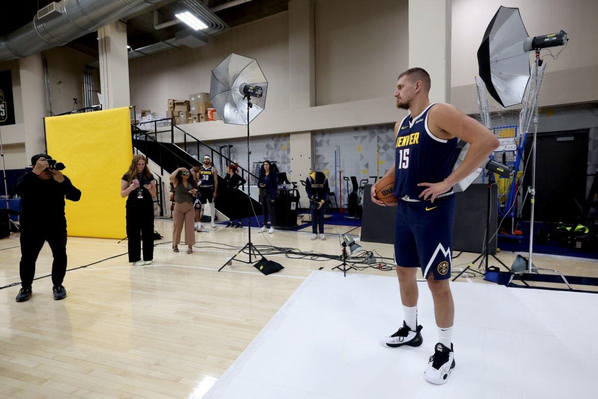 NBA Media Day 2025: Best Quotes from LeBron James, Kevin Durant, Nikola Jokic and Others 2 Nikola Jokic #15 of the Denver Nuggets is photographed by Garrett Ellwood during Denver Nuggets Media Day at Ball Arena in Denver, Colo., on Sept. 26, 2024. (Matthew Stockman/Getty Images)