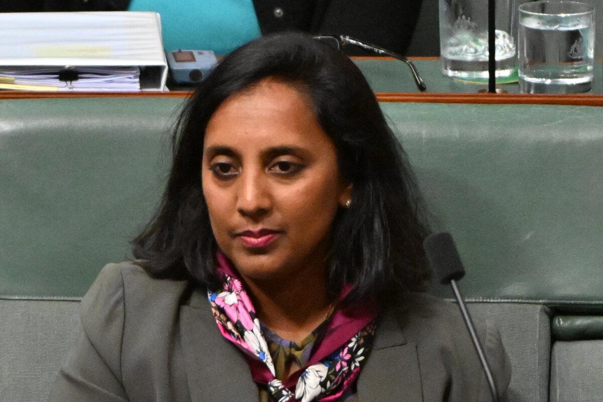 Labor Senator Michelle Ananda-Rajah during Question Time at Parliament House in Canberra, Australia, on March 21, 2023. (AAP Image/Mick Tsikas)