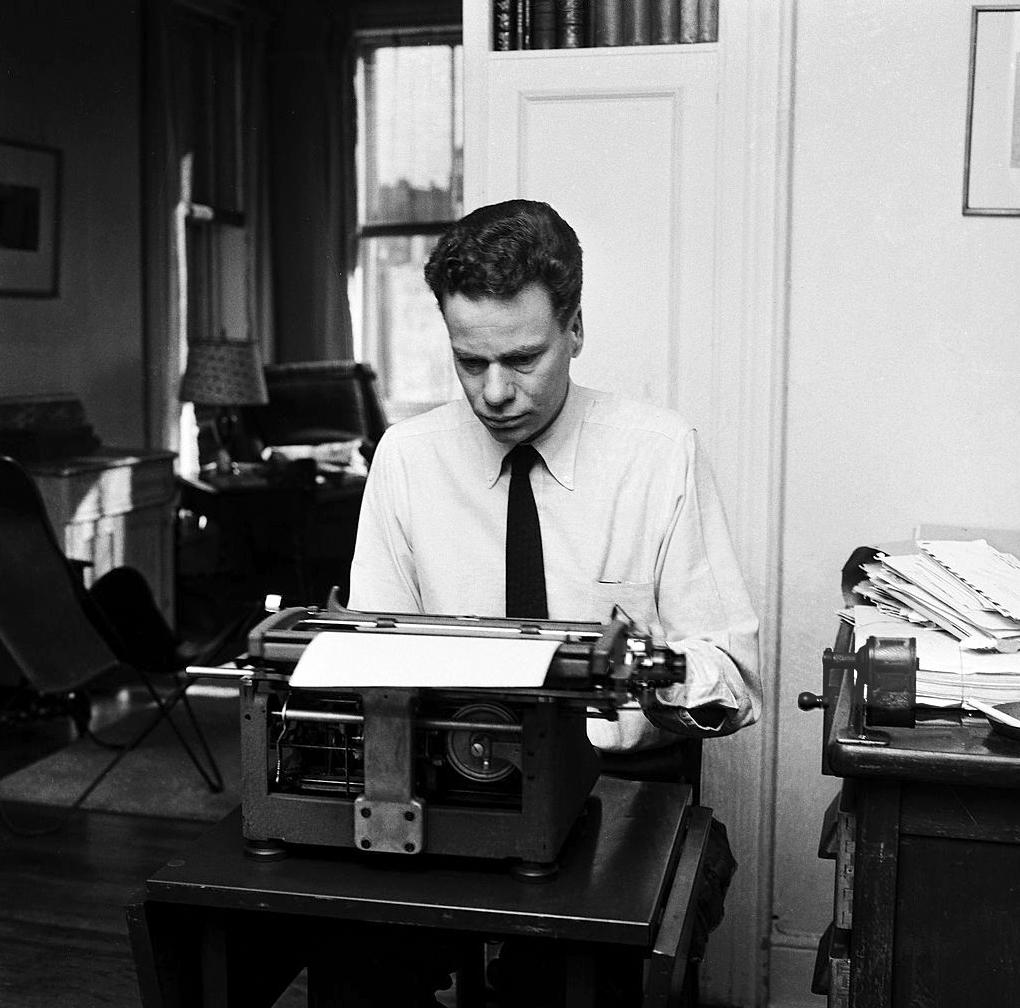 Van Doren at home in 1957. (Public Domain)