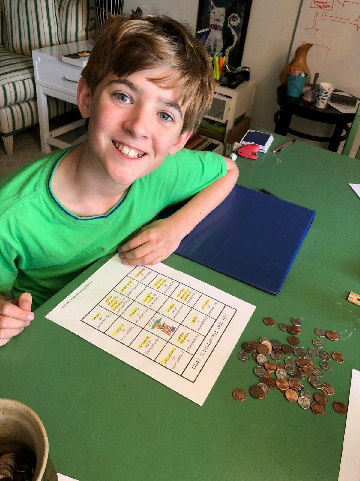 Until his diet changed, John Dunlap could not focus on schoolwork. (Courtesy of Jenny Dunlap)