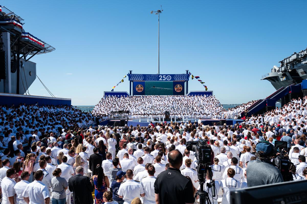 Trump Celebrates Historic US Victories During Navy’s 250th Anniversary