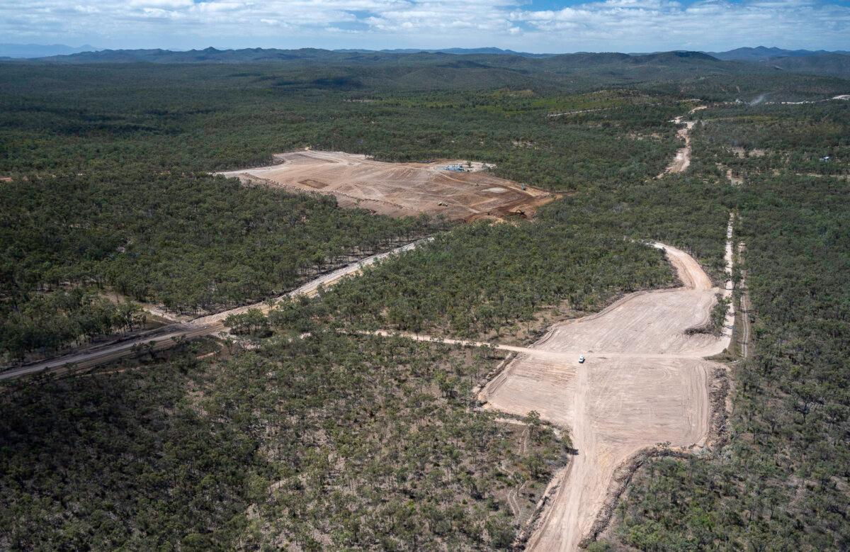 Land-clearing for wind turbines at Boulder Creek in the electorate of Flynn in central Queensland, Australia. (Courtesy of MP Colin Boyce)