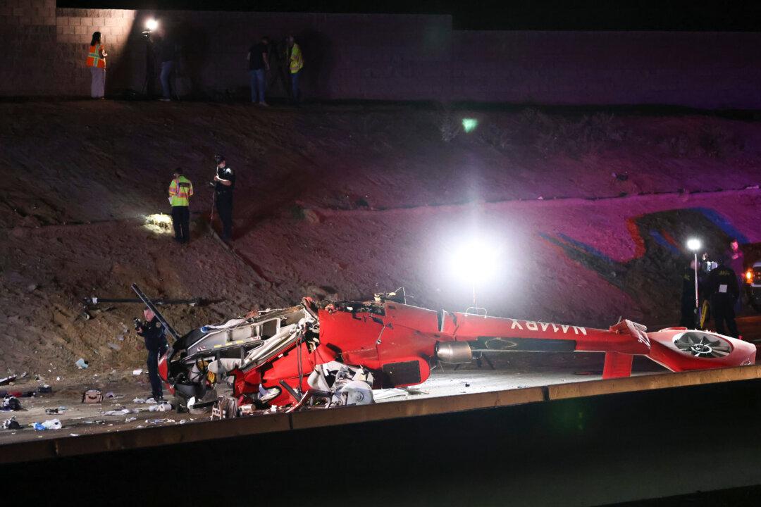 Medical Helicopter Crashes Onto Highway in Sacramento, Critically Injuring 3