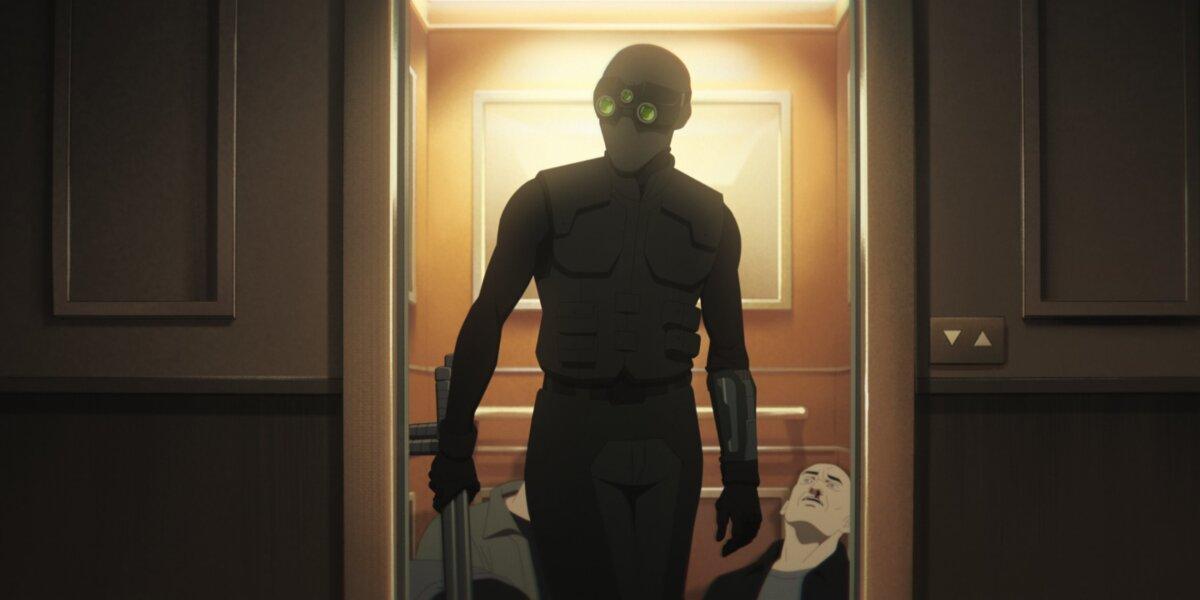 A scene from "Tom Clancy's Splinter Cell: Deathwatch." (Netflix)