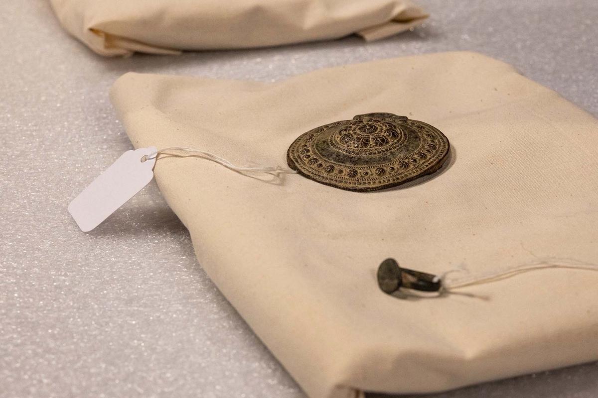 The artifacts are now at the Museum of Archeology & Ethnology at Simon Fraser University. (Courtesy of Simon Fraser University)