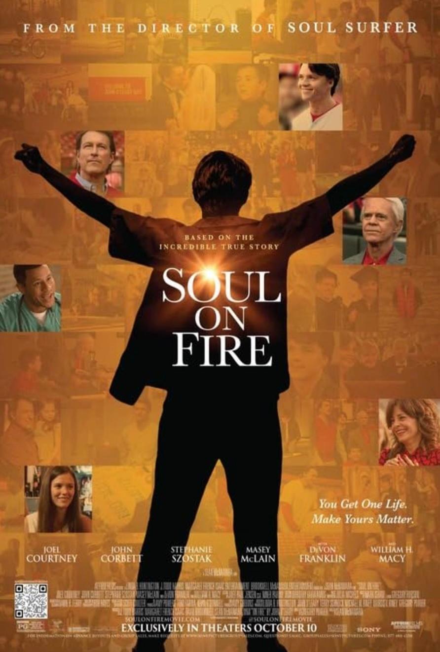 Promotional poster for "Soul on Fire." (Sony Pictures Releasing)