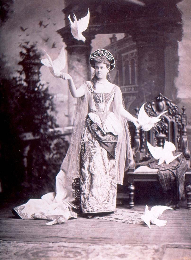 Alva Vanderbilt, costumed for her 1883 ball. (Public Domain)