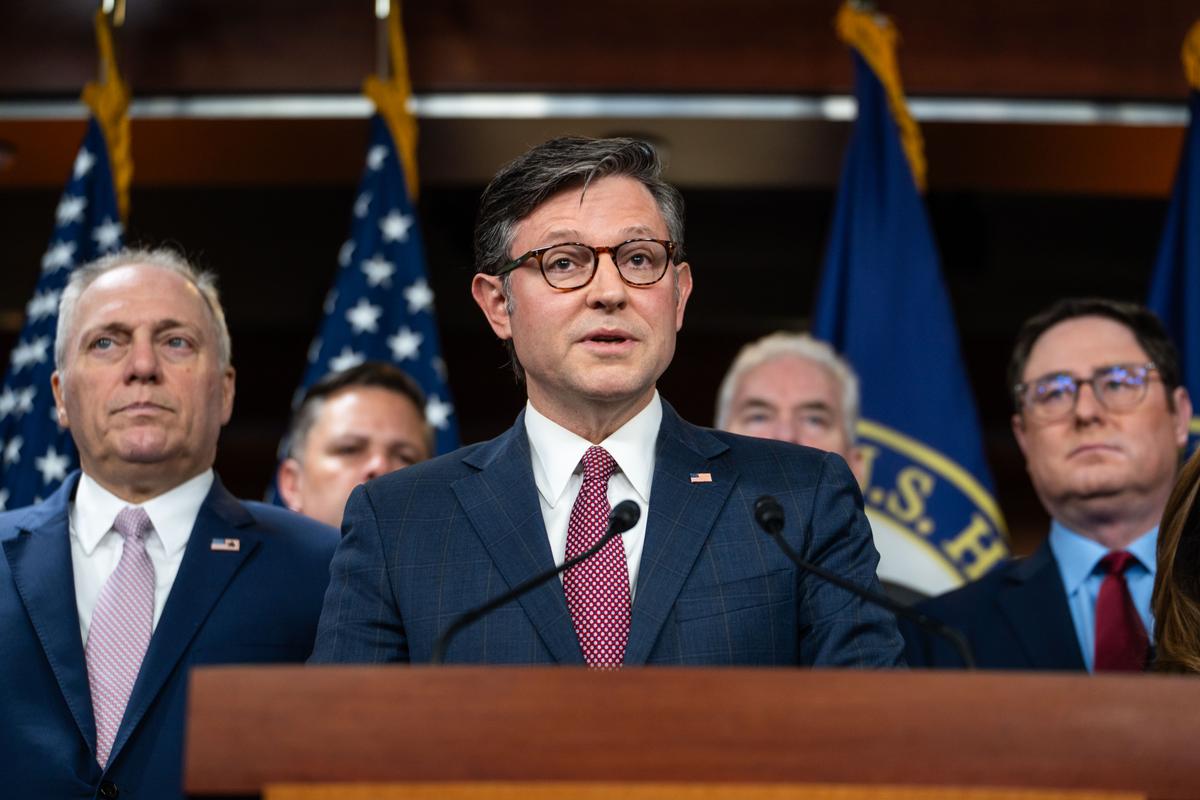 House Speaker Mike Johnson Warns Military Pay Will Run Out Amid Shutdown