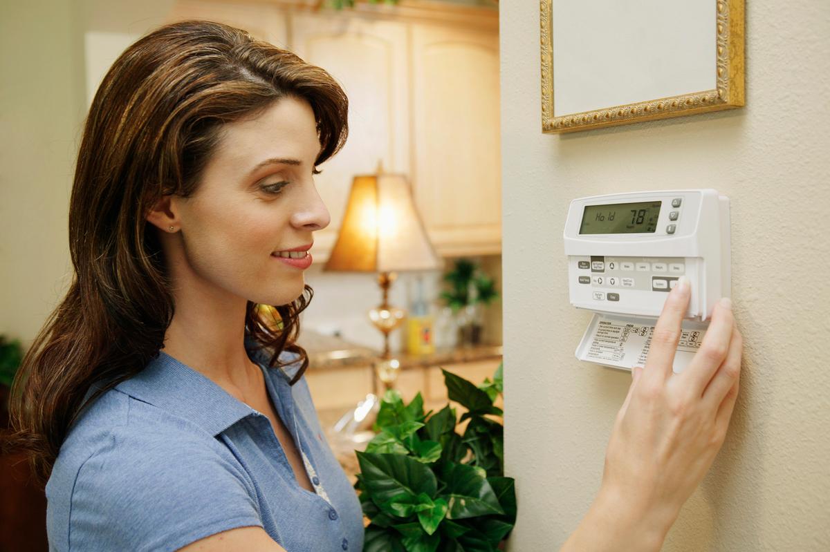 Thermostats have the most accurate readings when they are placed out of direct sunlight. (Steve Chenn/Getty Images)