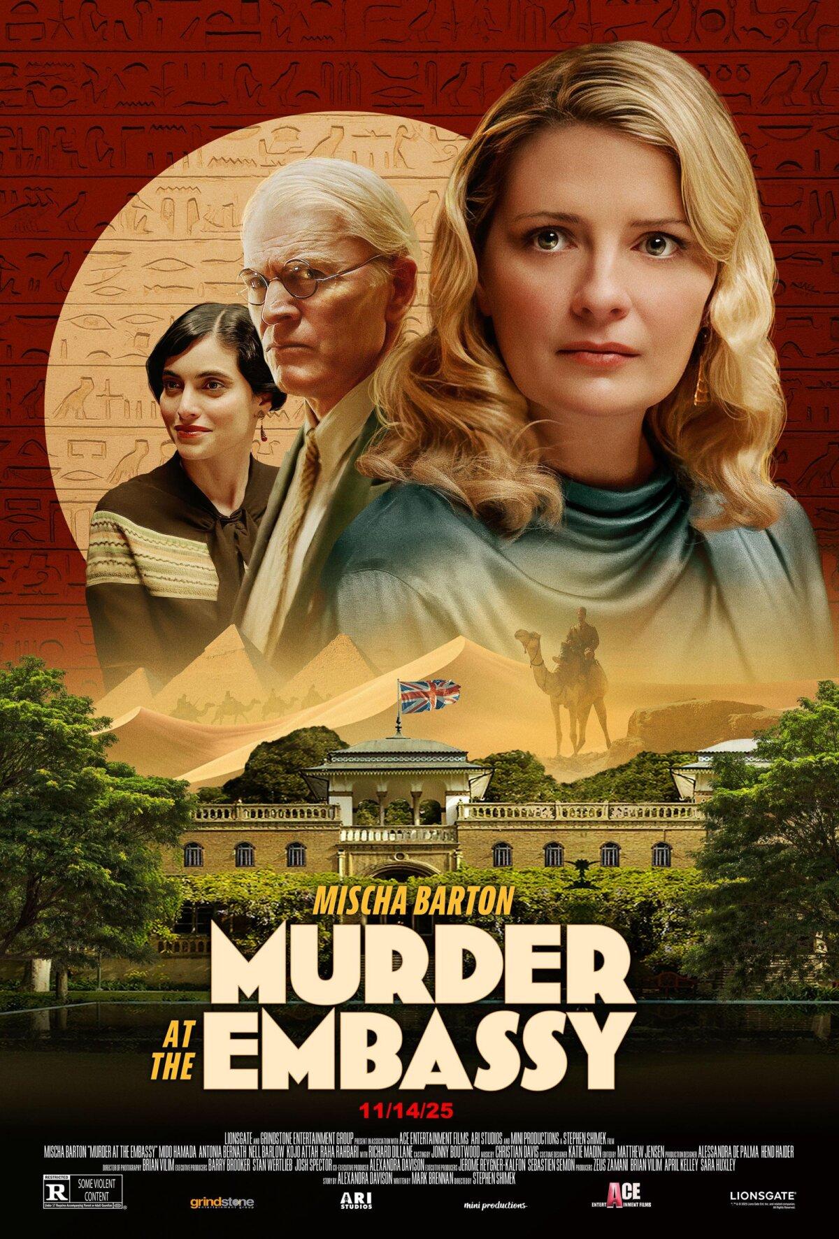A poster for "Murder at the Embassy." (Lionsgate)