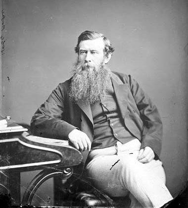 The Hon. William Henry Pope, one of the Fathers of Confederation, in April 1873. (Public Domain)
