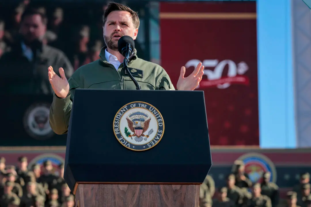 Artillery Fire at Vance’s Marine Corps Celebration Sparks Friction With Newsom