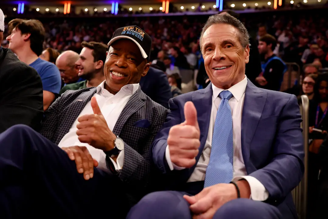 Eric Adams Backs Andrew Cuomo in NYC Mayoral Race