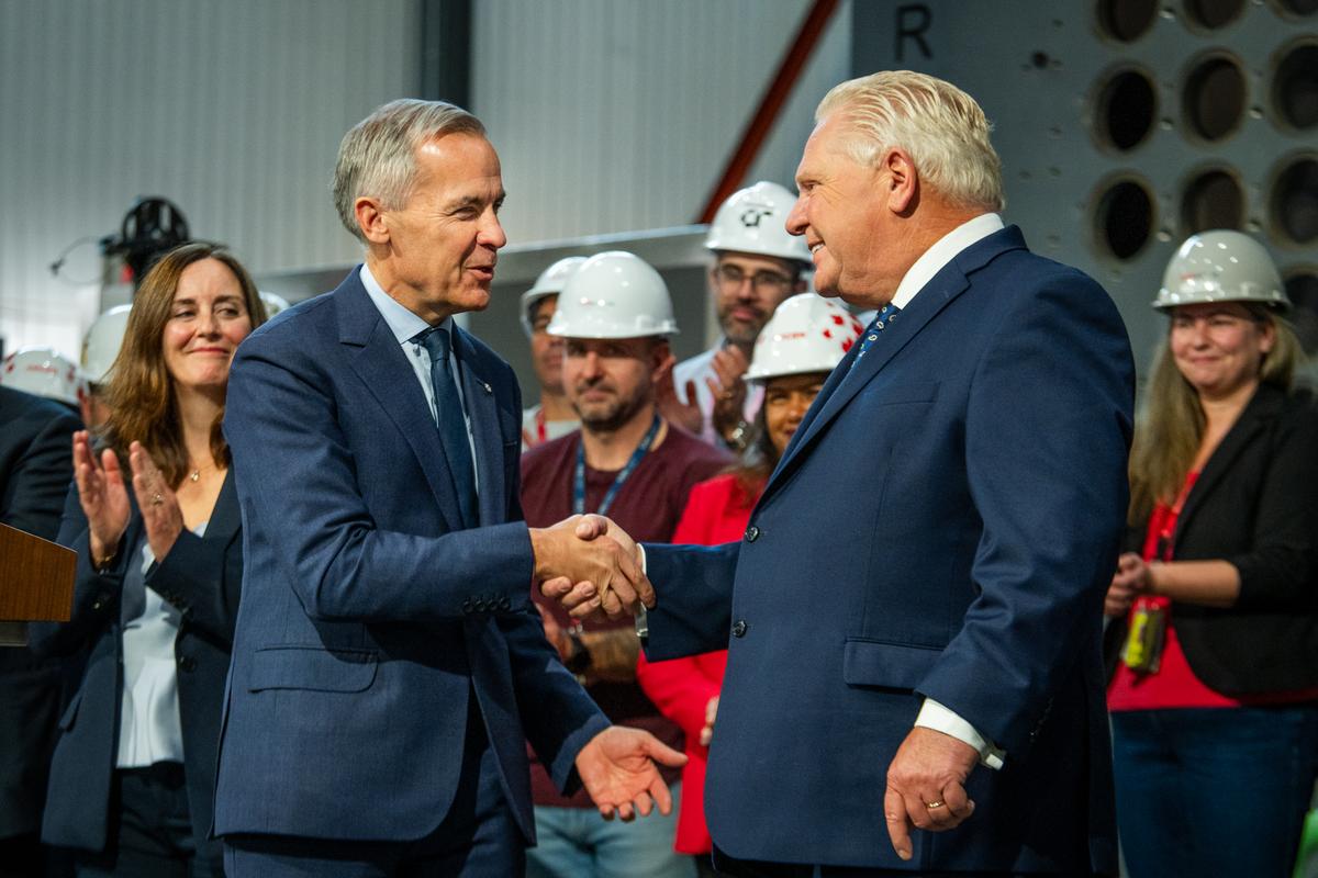 Ontario Premier Ford Says He Viewed Anti-Tariff Ad With Carney Before Its Release