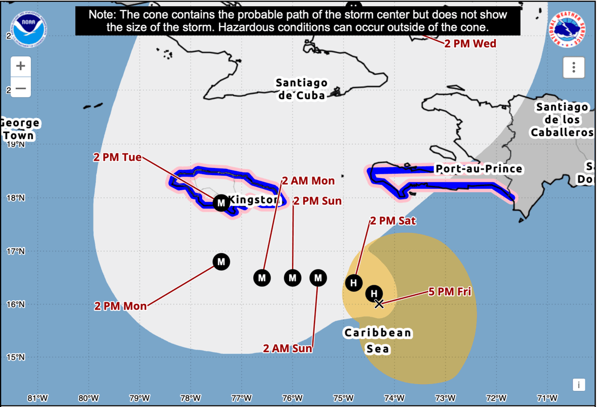 Melissa to Hit Jamaica as Category 4 Hurricane Next Week, Could Become Category 5