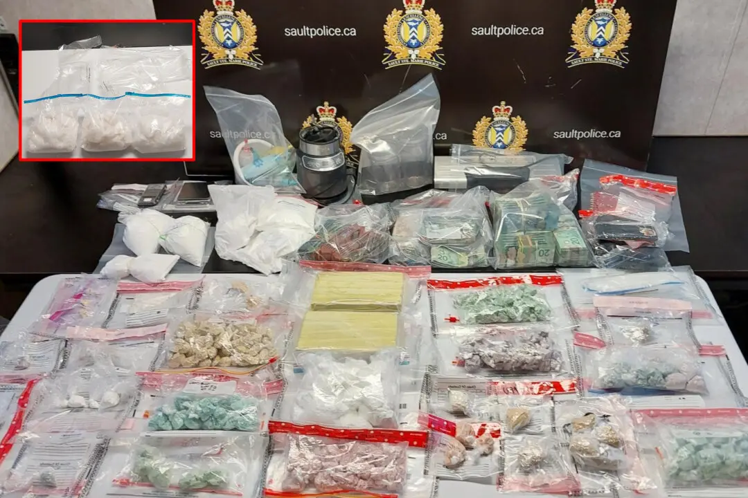 Northern Ontario Police Seize $1.4M in Fentanyl, Cocaine in Largest Drug Bust in Force’s History