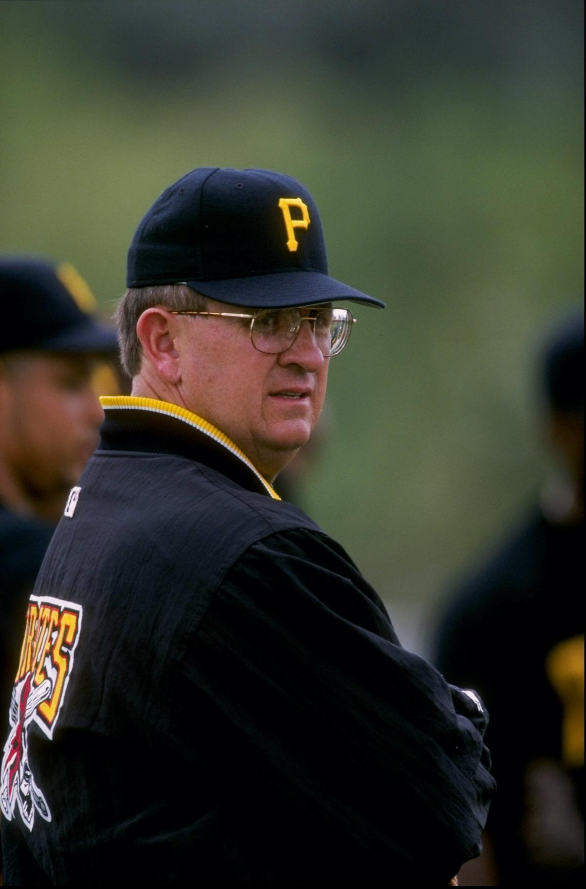 Gene Lamont of the Pittsburgh Pirates at Spring Training at the McKechnie Field in Bradenton, Florida. (Rick Stewart/Allsport)