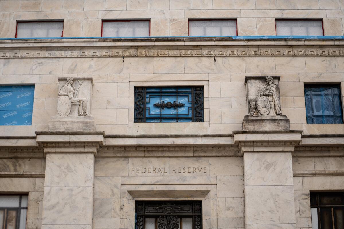The Federal Reserve in Washington on Oct. 29, 2025. (Madalina Kilroy/The Epoch Times)