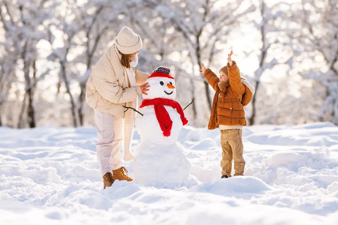 Snowy View of Worcester, Massachusetts on Dec. 27