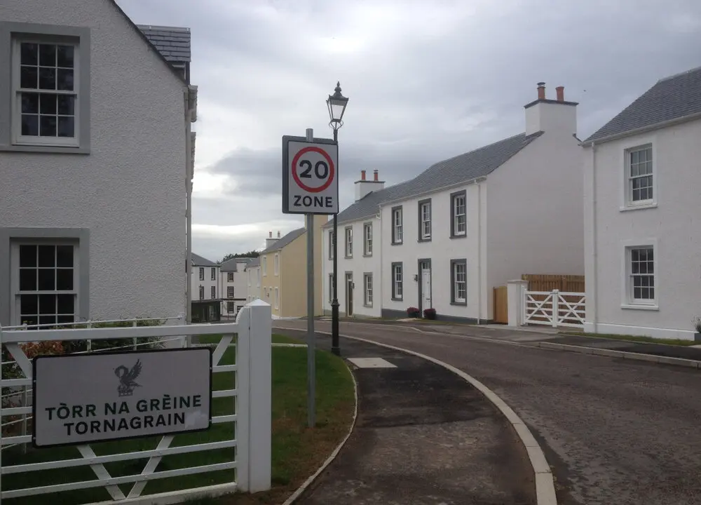 Tornagrain: A Gleaming White Town in Scotland