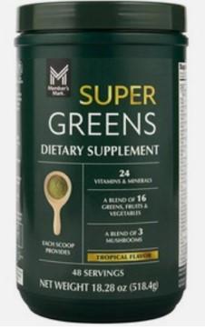 The FDA issued a recall for Member’s Mark Super Greens Powder Supplements on Oct. 31, 2025. (Source: FDA)