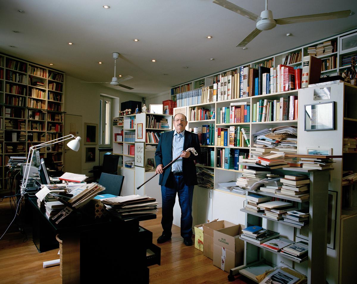 Umberto Eco's enormous library served as a reminder of how much he didn't know. (Oliver Mark/CC BY-SA 4.0)