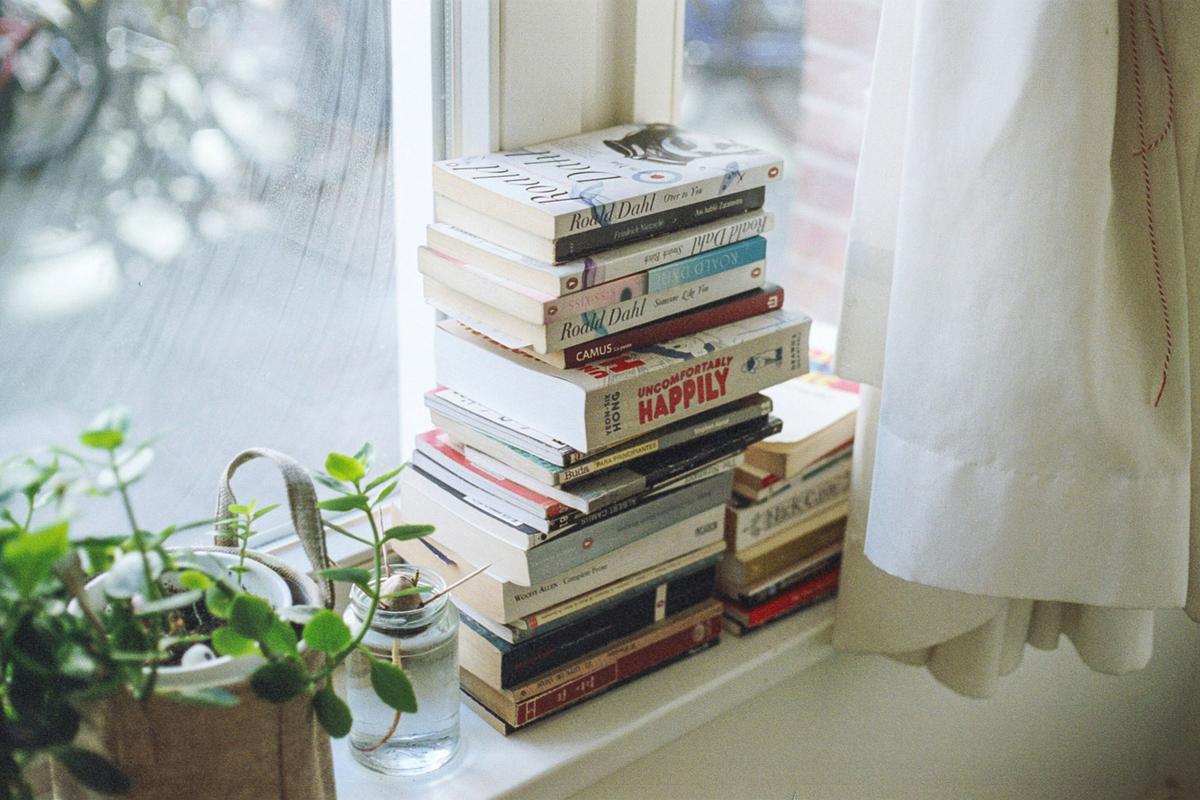 Maintaining an anti-library requires deliberate curation, because learning is a lifelong task. (Florencia Viadana//Unsplash)