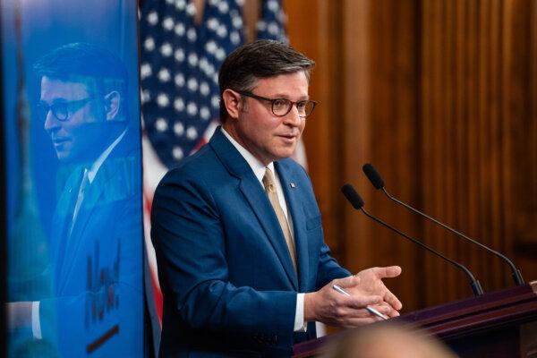 House Speaker Mike Johnson Holds News Conference on Day 36 of Government Shutdown