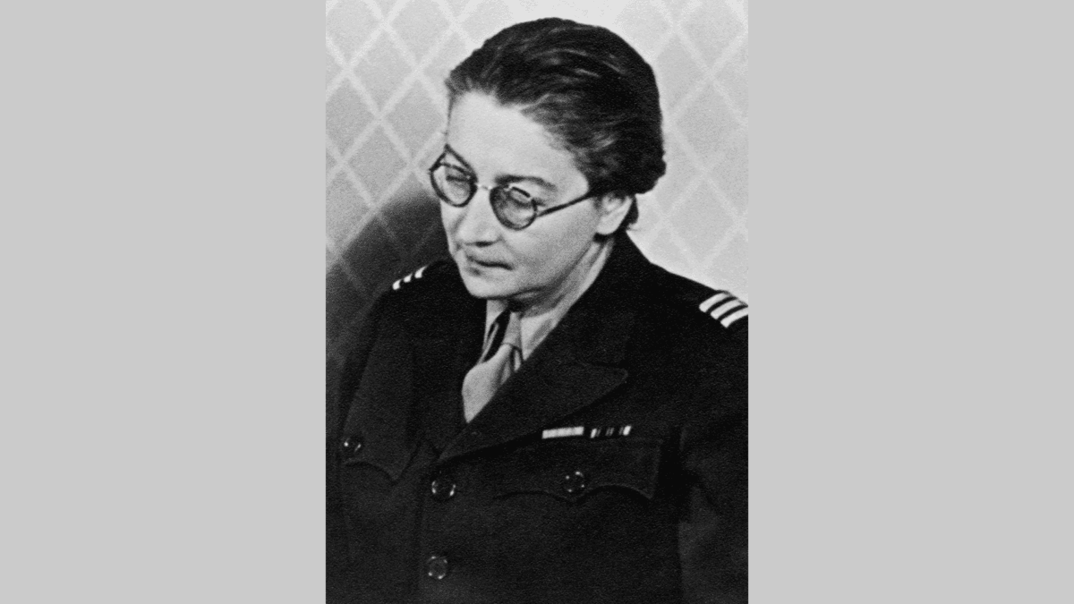 An undated archive photo of Rose Valland, conservation officer of the National Museums who worked at the Jeu de Paume during the WWII German occupation of France. (HO/AFP via Getty Images)