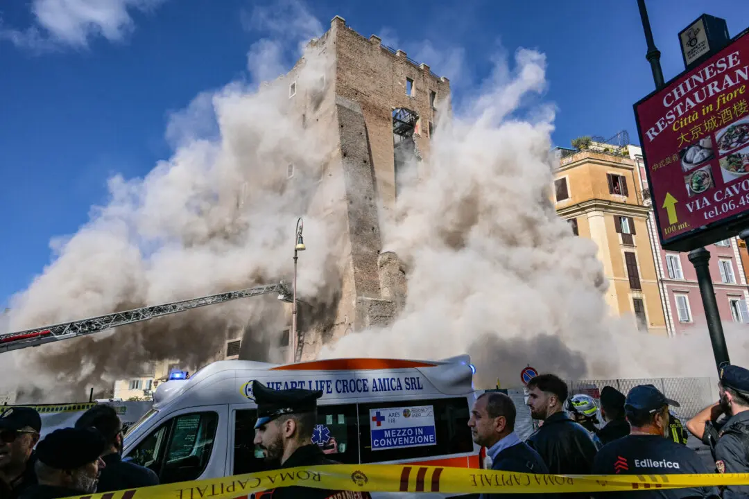 Day in Photos: Medieval Tower Collapse, Shein Protest, and Earthquake in Afghanistan