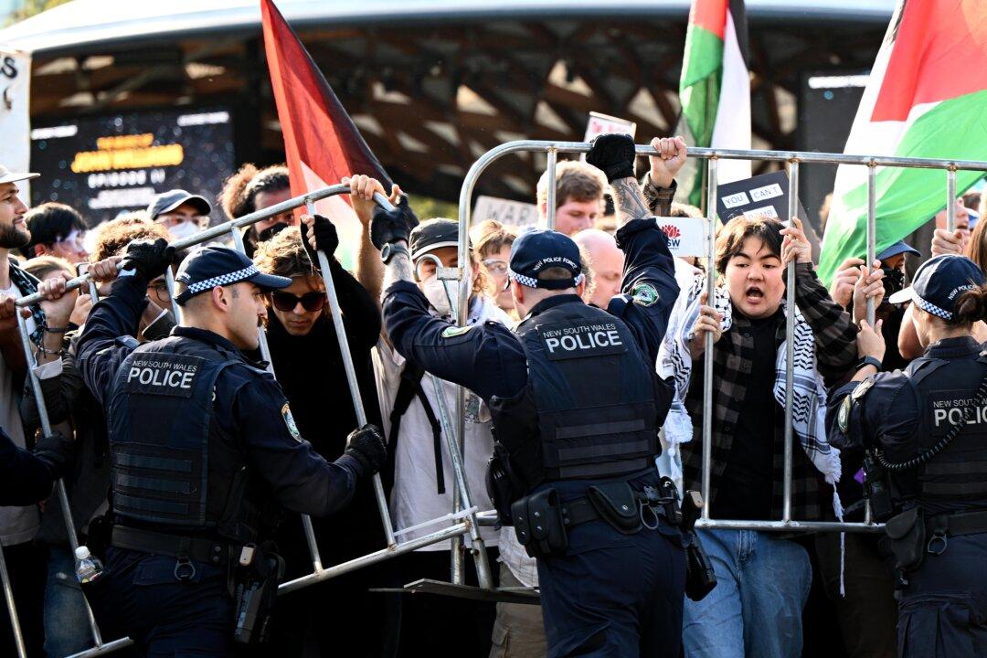 10 Pro Palestine Protestors Arrested Outside Sydney Weapons Expo