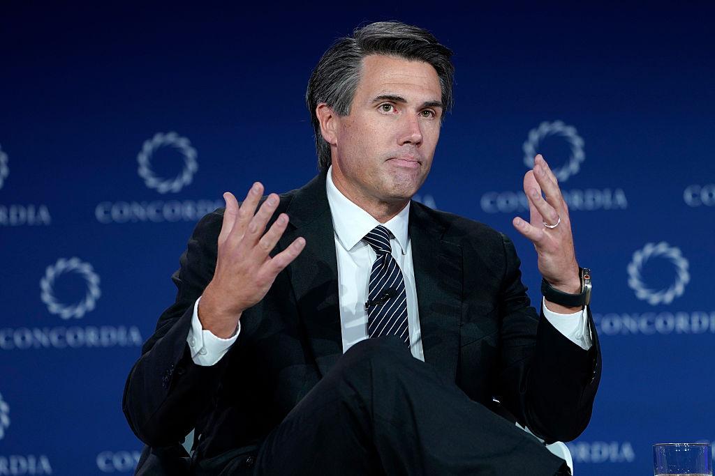 Leland Vittert, Chief Washington Anchor, NewsNation/Nexstar speaks during the 2025 Concordia Annual Summit on Sept. 24, 2025 in New York City. (John Lamparski/Getty Images for Concordia Annual Summit)