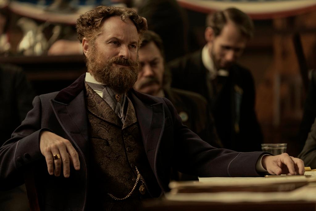 Roscoe Conkling (Shea Whigham), in "Death by Lightning." (Larry Horricks/Netflix)