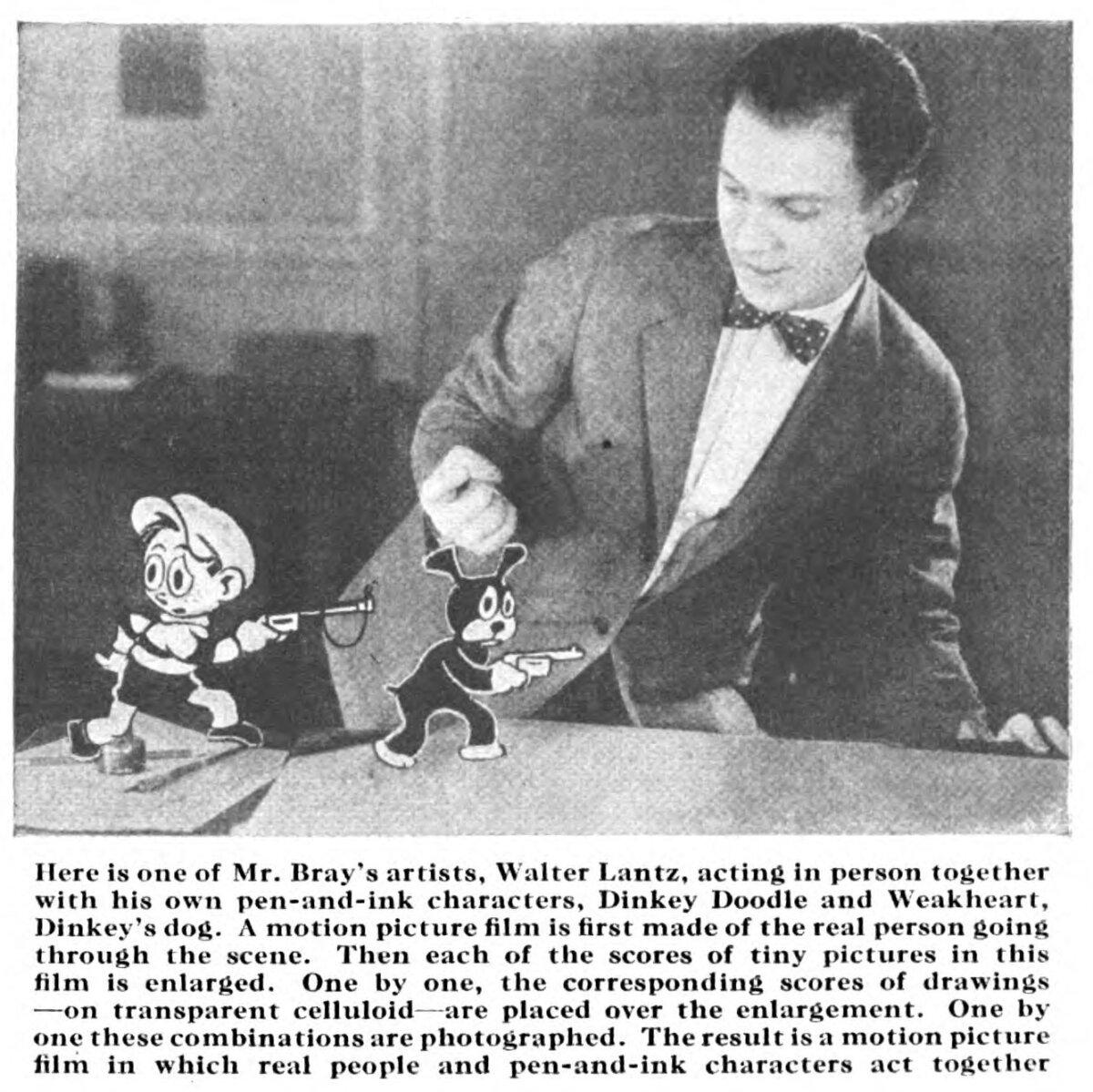Lantz in the January 1925 edition of The American Magazine. (Public Domain)