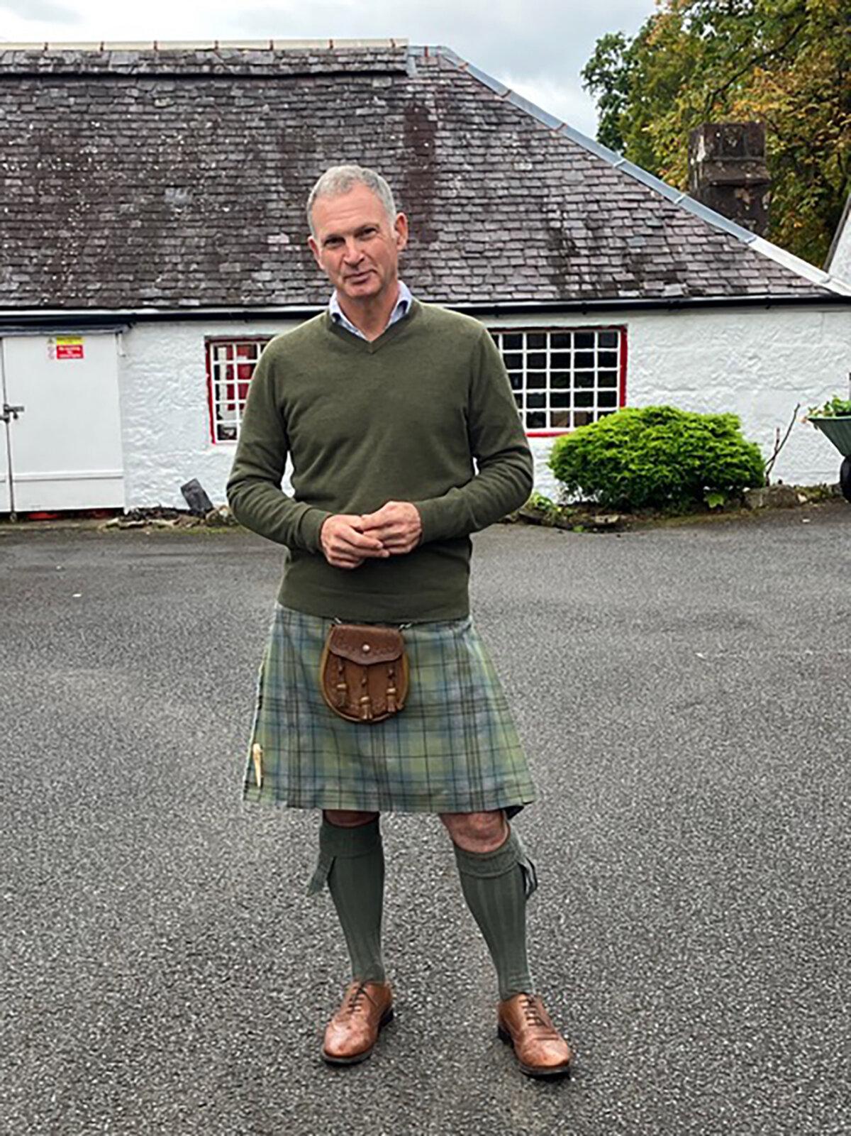 Alex Dickinson of Mogabout Tours on the Isle of Arran. (Carol Ann Davidson/TNS)