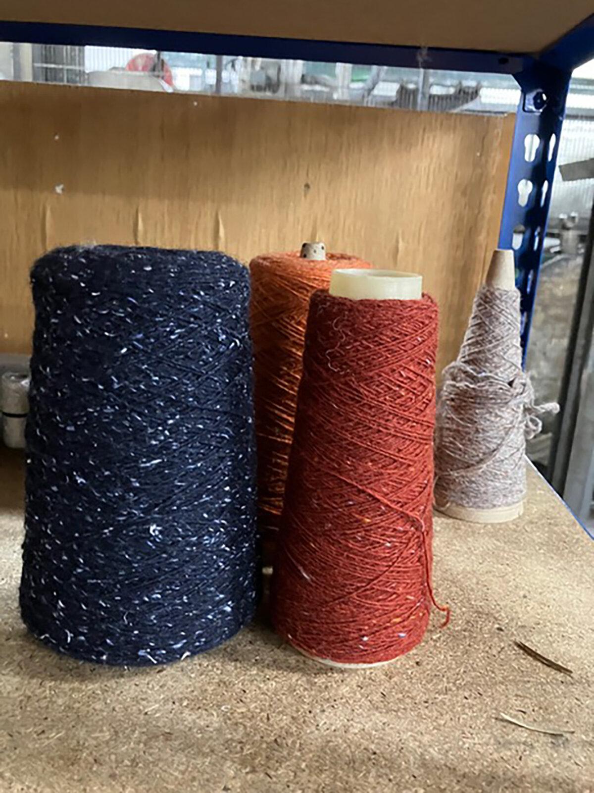 New Lanark’s skeins, ready to be transformed into textiles. (Carol Ann Davidson/TNS)