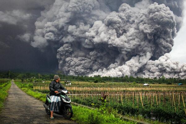 Day in Photos: Volcano Erupts in Indonesia, Patriot Systems Heading to Poland, and a White Rhinoceros Calf