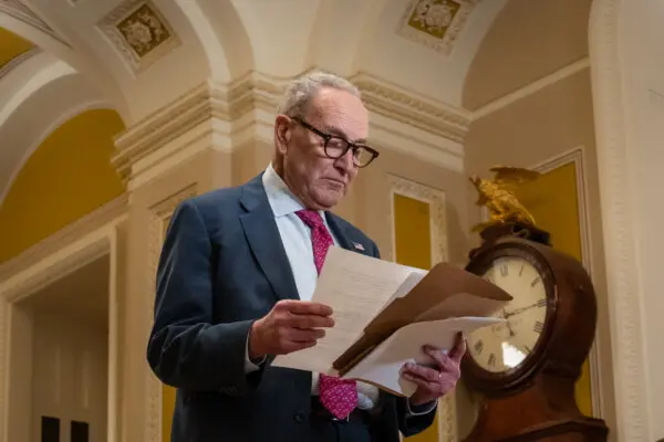 REPLAY: Schumer and Senate Democrats Hold Post-Vote Press Conference