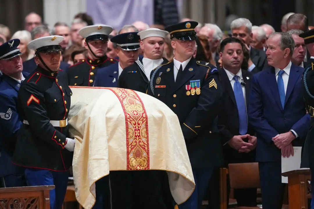 Former Vice President Dick Cheney Honored at Funeral