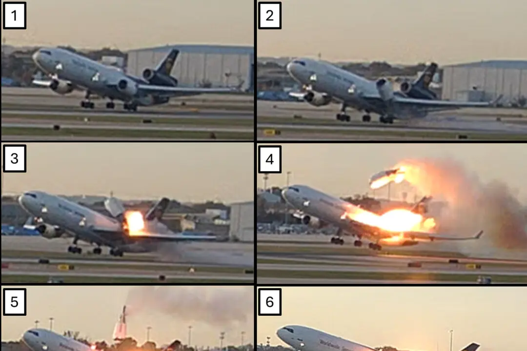 Safety Board Releases Images Showing Engine Separating From UPS Plane Before Fatal Crash