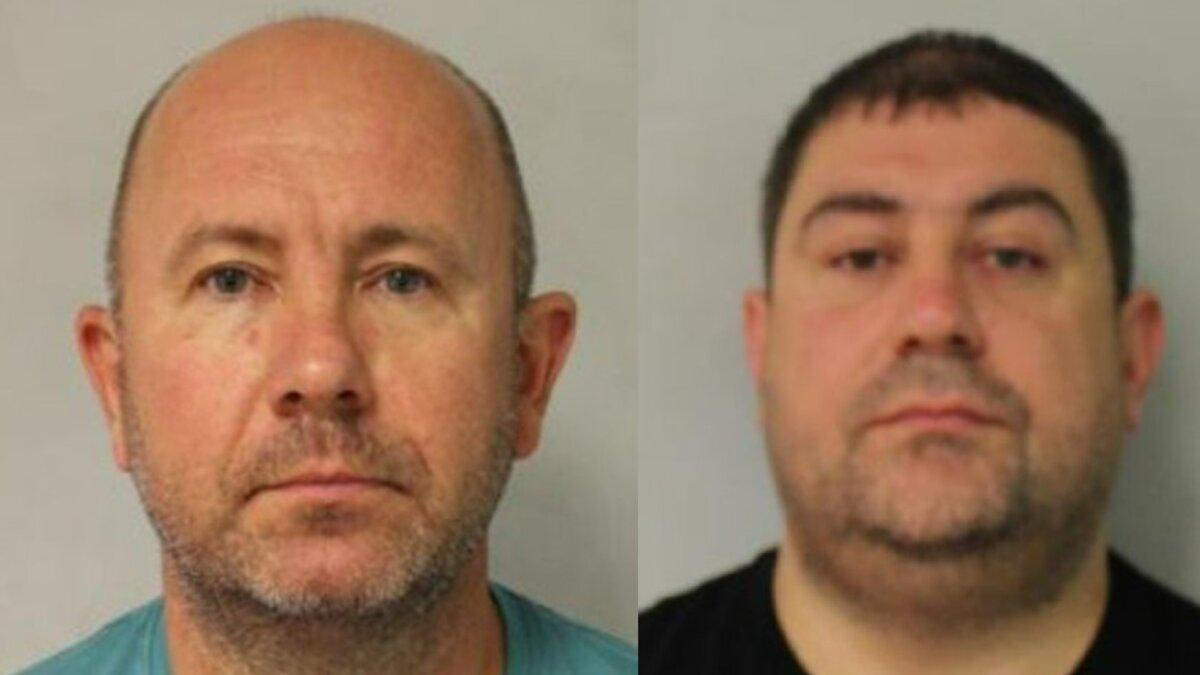Undated photos of Valeriy Popovych (L) and Vitaliy Lutsak (R) who were jailed for money laundering offenses at Wood Green Crown Court in London on April 7, 2025. (UK National Crime Agency)