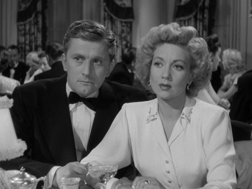 George Phipps (Kirk Douglas) and Rita Phipps (Ann Sothern), in “A Letter to Three Wives.” (Getty Images/20th Century Fox)