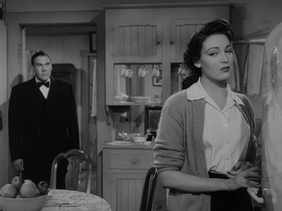Porter Hollingsway (Paul Douglas) and Lora Mae Hollingsway (Linda Darnell), in “A Letter to Three Wives.” (Getty Images/20th Century Fox)