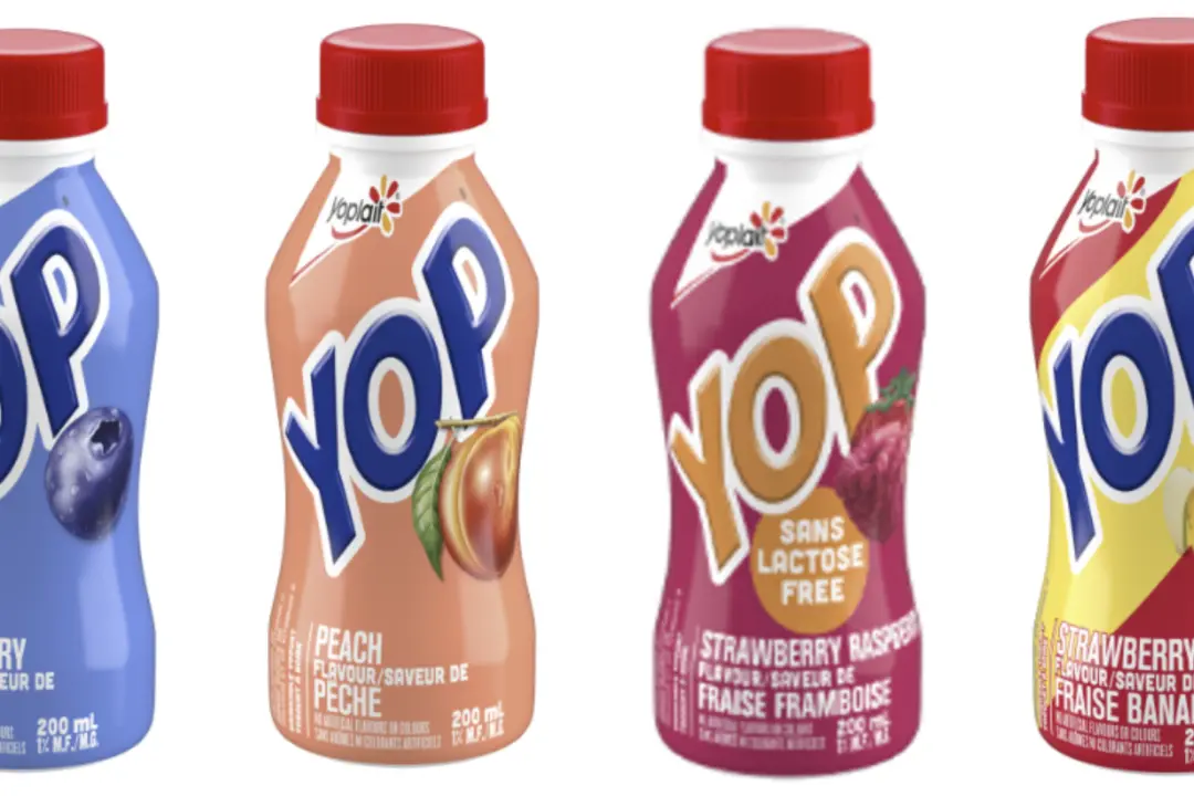 Yoplait Yop Yogurts Recalled in Canada Due to Possible Plastic Contamination